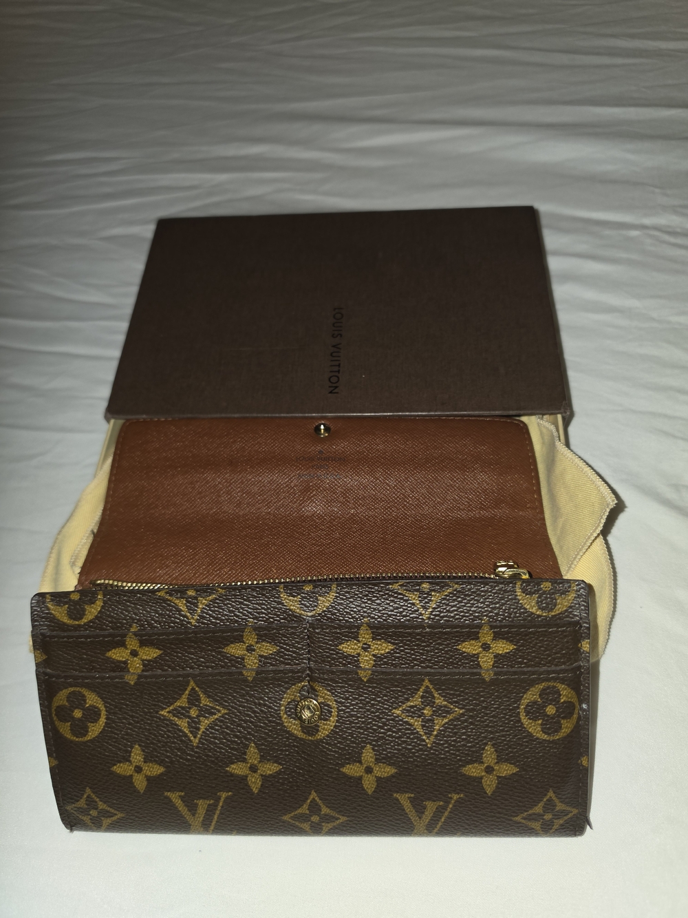 Authentic Louis Vuittom Monogram Long Wallet - Picture 9 of 13